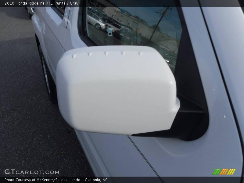 White / Gray 2010 Honda Ridgeline RTL