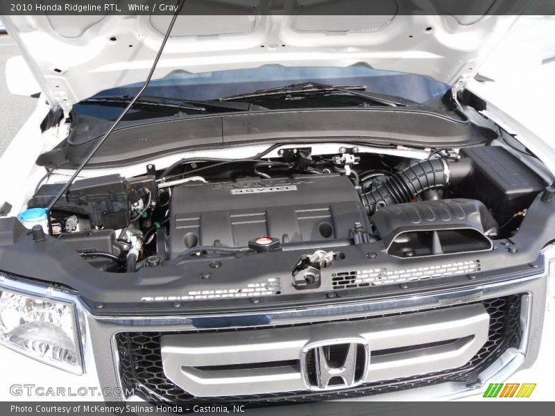 White / Gray 2010 Honda Ridgeline RTL