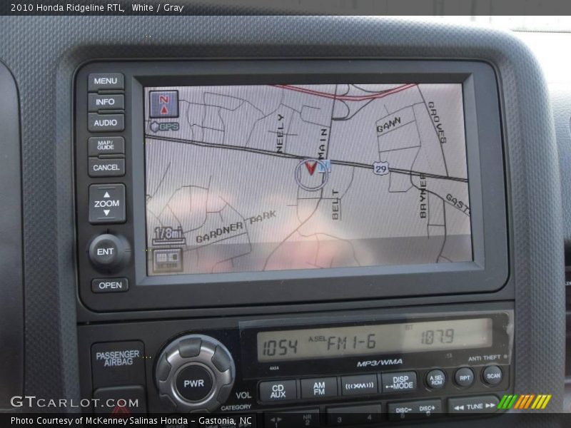 White / Gray 2010 Honda Ridgeline RTL