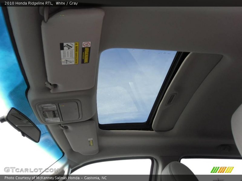 White / Gray 2010 Honda Ridgeline RTL