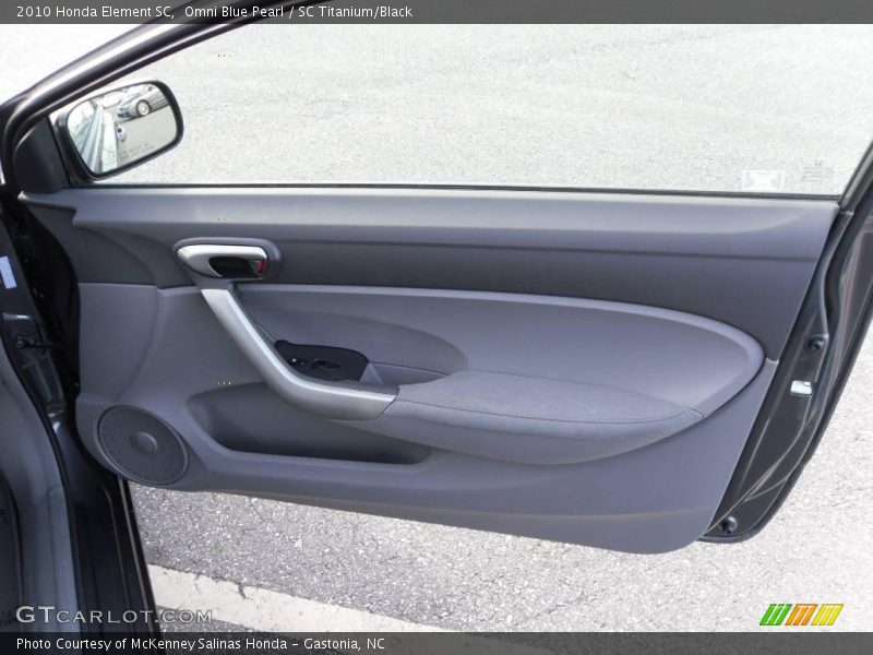 Omni Blue Pearl / SC Titanium/Black 2010 Honda Element SC