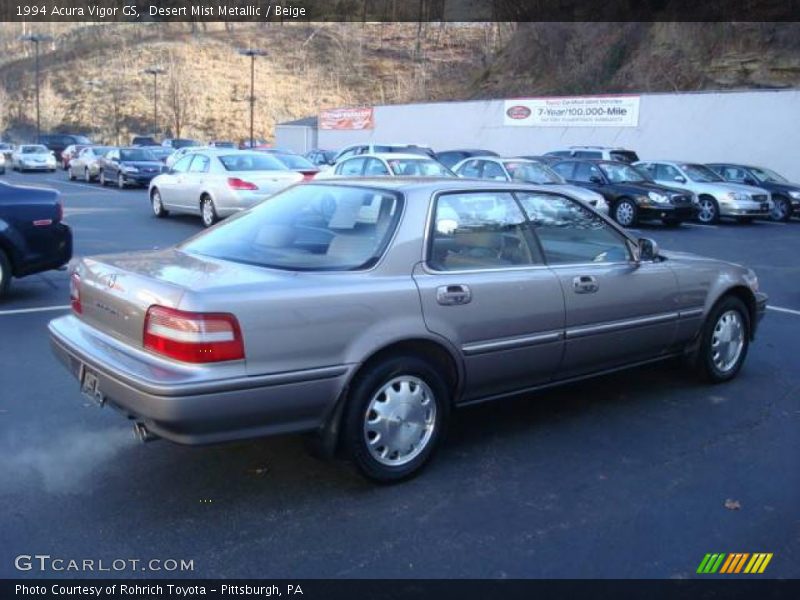 Desert Mist Metallic / Beige 1994 Acura Vigor GS
