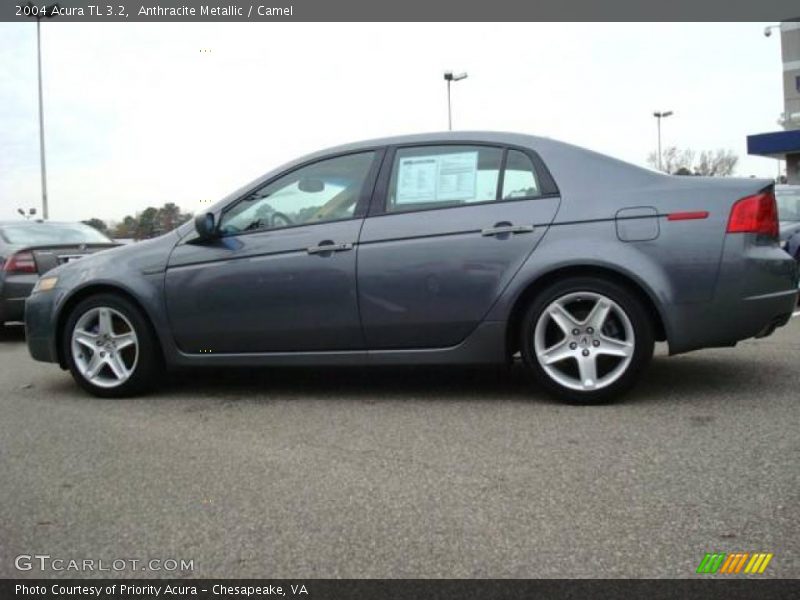 Anthracite Metallic / Camel 2004 Acura TL 3.2
