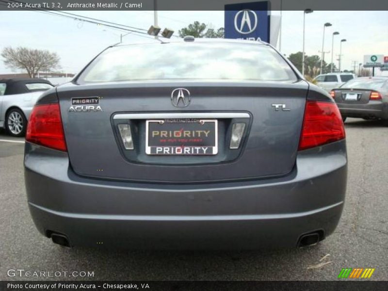 Anthracite Metallic / Camel 2004 Acura TL 3.2