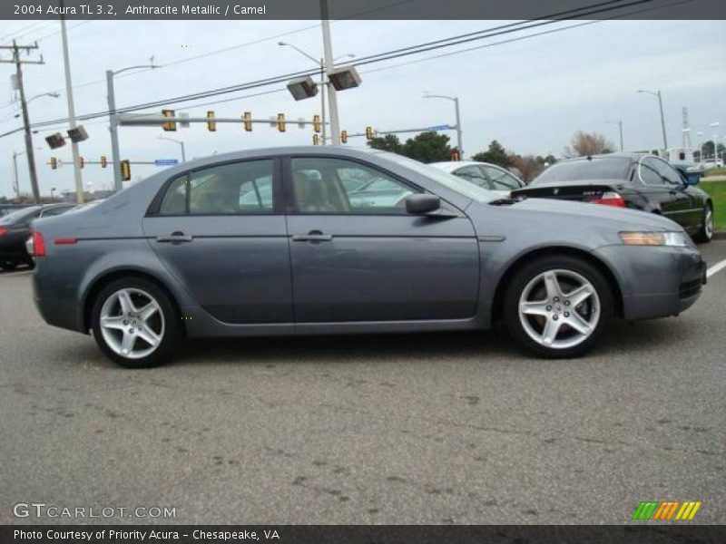 Anthracite Metallic / Camel 2004 Acura TL 3.2