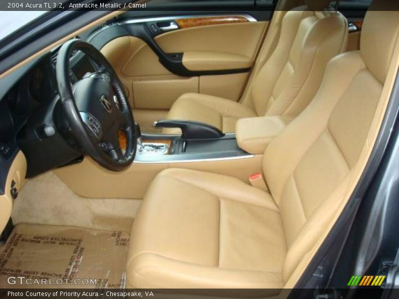 Anthracite Metallic / Camel 2004 Acura TL 3.2