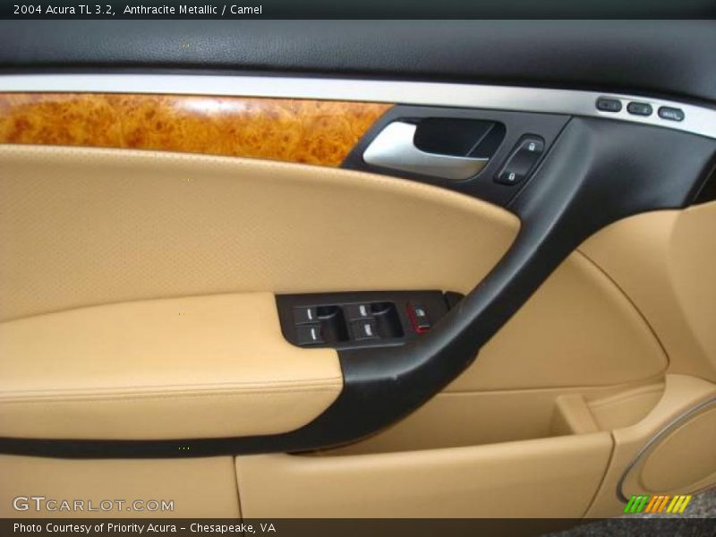 Anthracite Metallic / Camel 2004 Acura TL 3.2