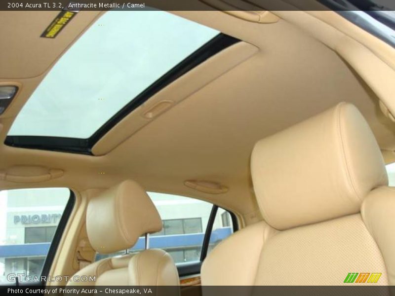 Anthracite Metallic / Camel 2004 Acura TL 3.2