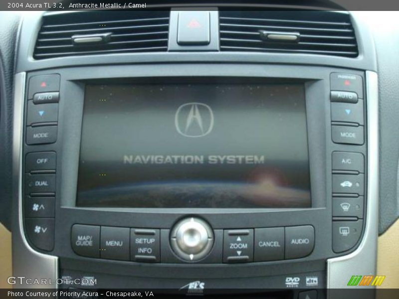 Anthracite Metallic / Camel 2004 Acura TL 3.2
