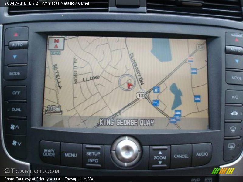 Anthracite Metallic / Camel 2004 Acura TL 3.2