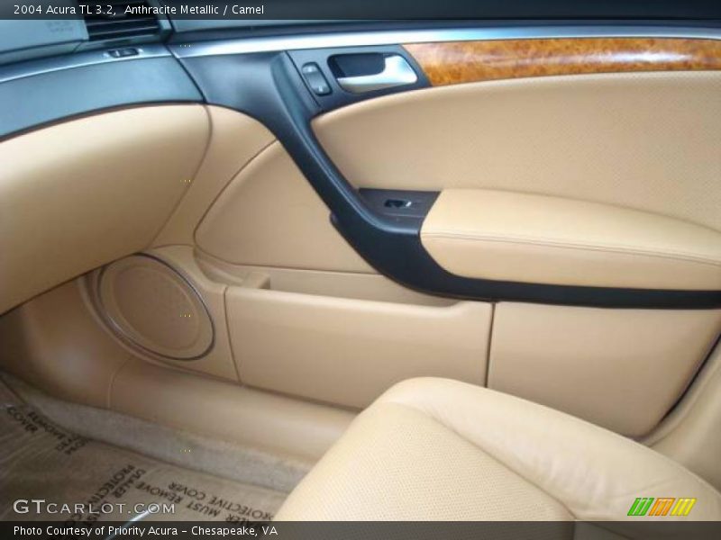 Anthracite Metallic / Camel 2004 Acura TL 3.2