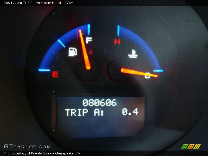 Anthracite Metallic / Camel 2004 Acura TL 3.2
