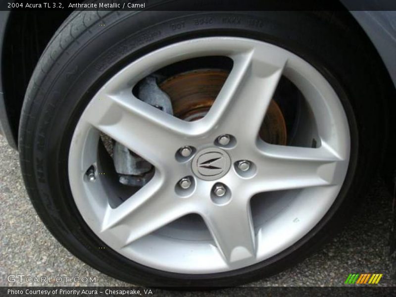 Anthracite Metallic / Camel 2004 Acura TL 3.2
