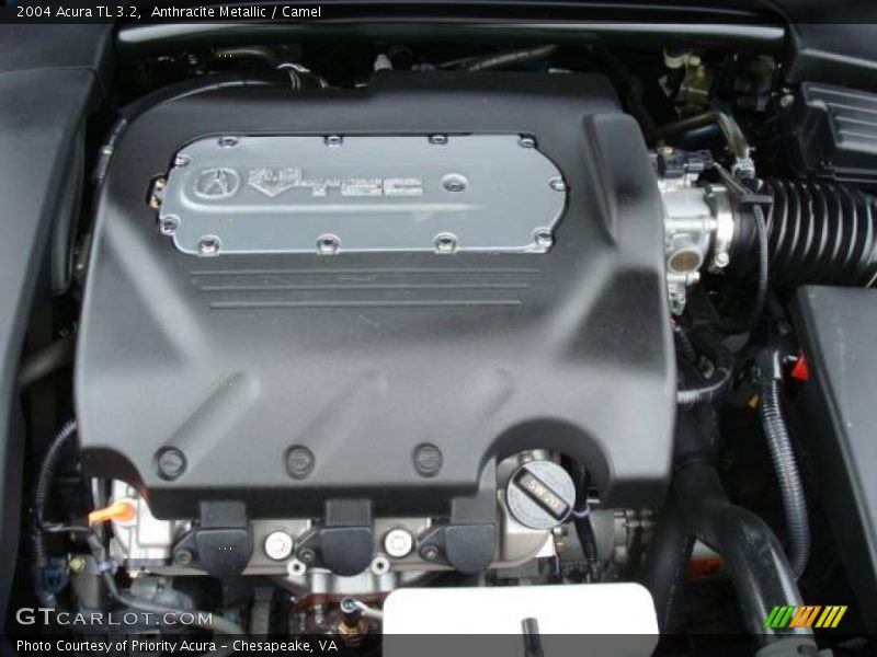 Anthracite Metallic / Camel 2004 Acura TL 3.2