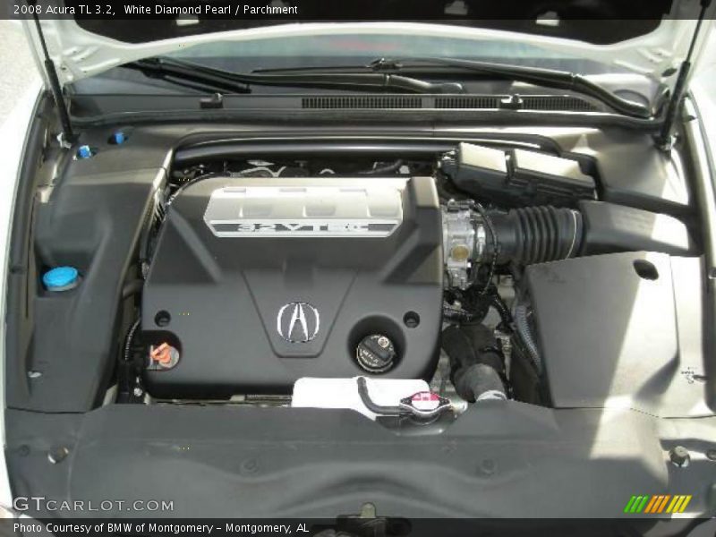 White Diamond Pearl / Parchment 2008 Acura TL 3.2