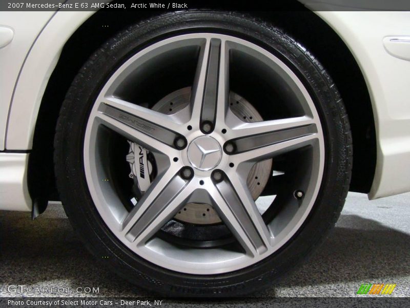 Arctic White / Black 2007 Mercedes-Benz E 63 AMG Sedan
