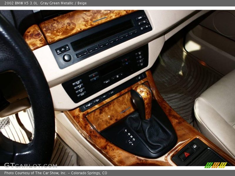 Gray Green Metallic / Beige 2002 BMW X5 3.0i