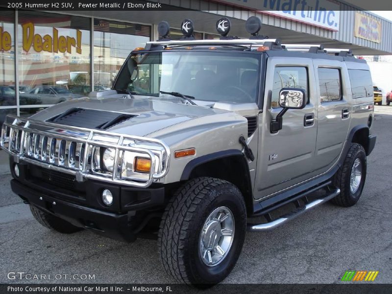 Pewter Metallic / Ebony Black 2005 Hummer H2 SUV