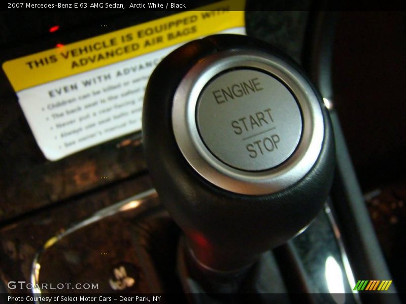 Arctic White / Black 2007 Mercedes-Benz E 63 AMG Sedan