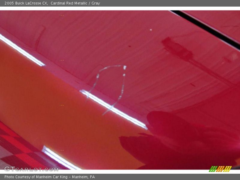 Cardinal Red Metallic / Gray 2005 Buick LaCrosse CX