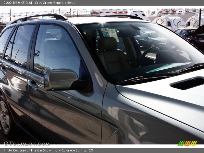 Gray Green Metallic / Beige 2002 BMW X5 3.0i