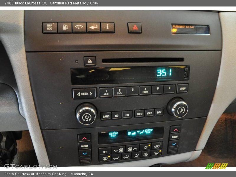 Cardinal Red Metallic / Gray 2005 Buick LaCrosse CX