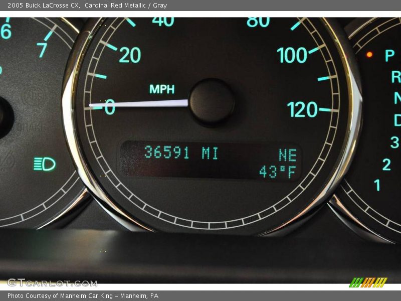 Cardinal Red Metallic / Gray 2005 Buick LaCrosse CX