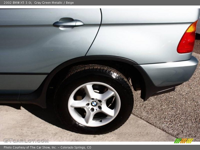 Gray Green Metallic / Beige 2002 BMW X5 3.0i