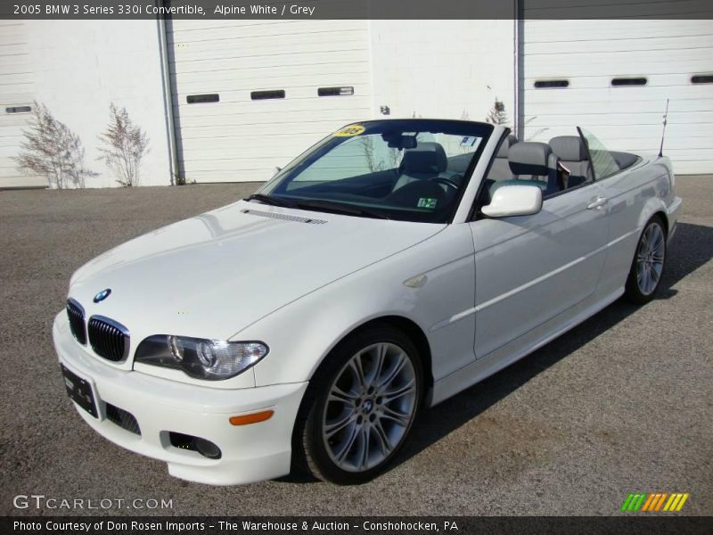 Alpine White / Grey 2005 BMW 3 Series 330i Convertible