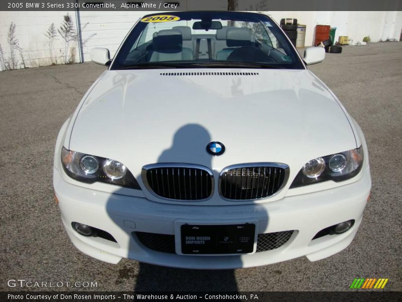 Alpine White / Grey 2005 BMW 3 Series 330i Convertible