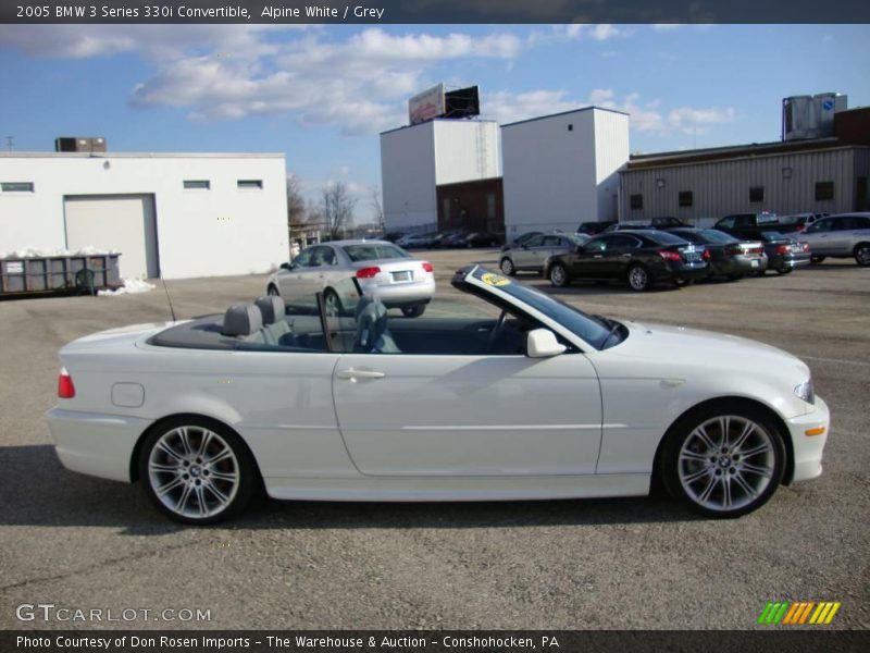 Alpine White / Grey 2005 BMW 3 Series 330i Convertible