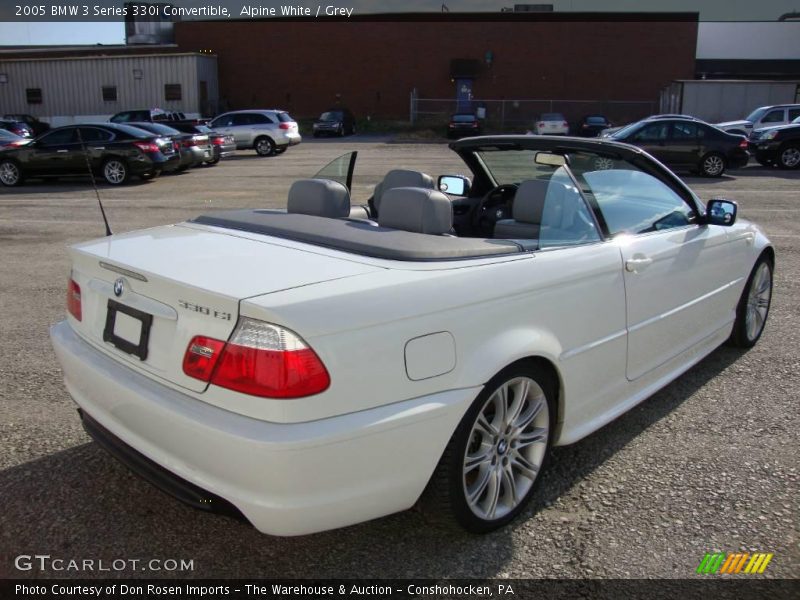 Alpine White / Grey 2005 BMW 3 Series 330i Convertible