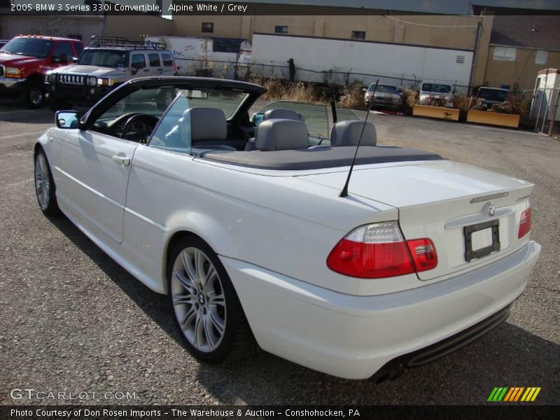 Alpine White / Grey 2005 BMW 3 Series 330i Convertible