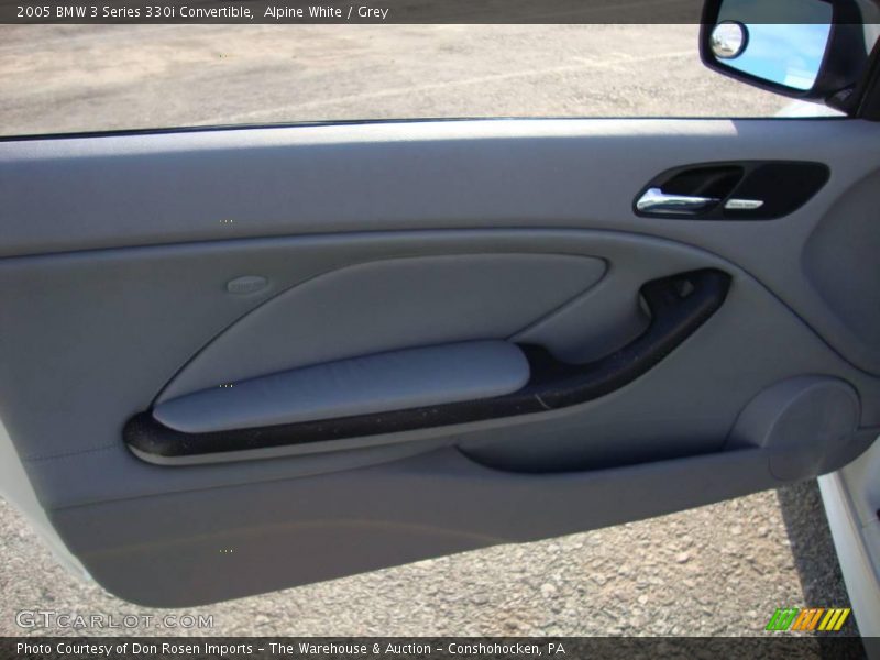 Alpine White / Grey 2005 BMW 3 Series 330i Convertible