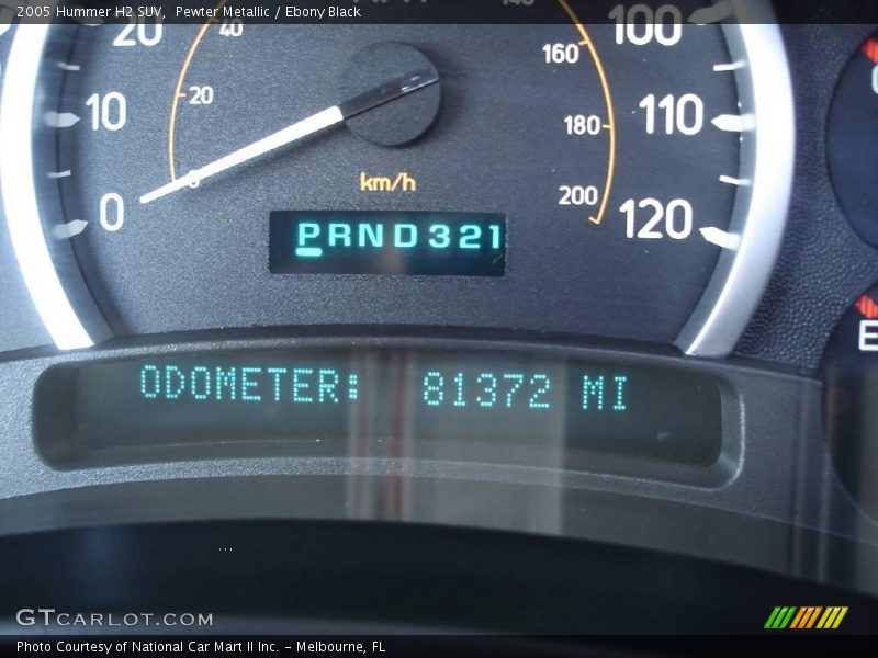 Pewter Metallic / Ebony Black 2005 Hummer H2 SUV