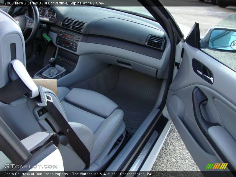 Alpine White / Grey 2005 BMW 3 Series 330i Convertible