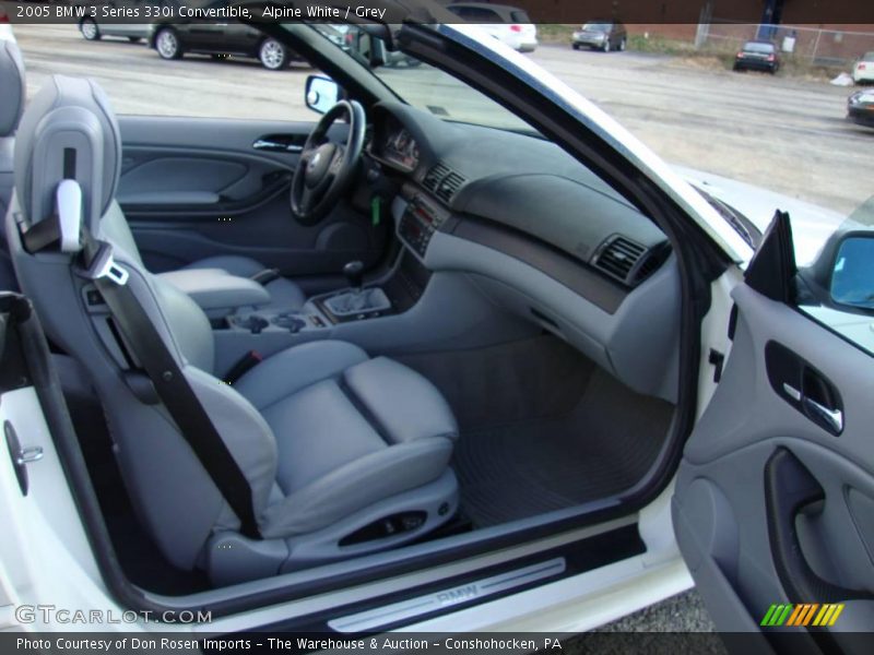 Alpine White / Grey 2005 BMW 3 Series 330i Convertible
