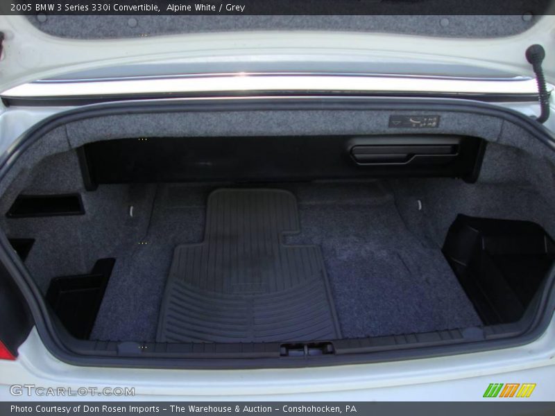 Alpine White / Grey 2005 BMW 3 Series 330i Convertible