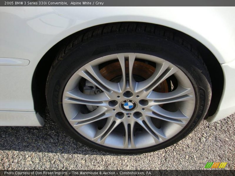 Alpine White / Grey 2005 BMW 3 Series 330i Convertible