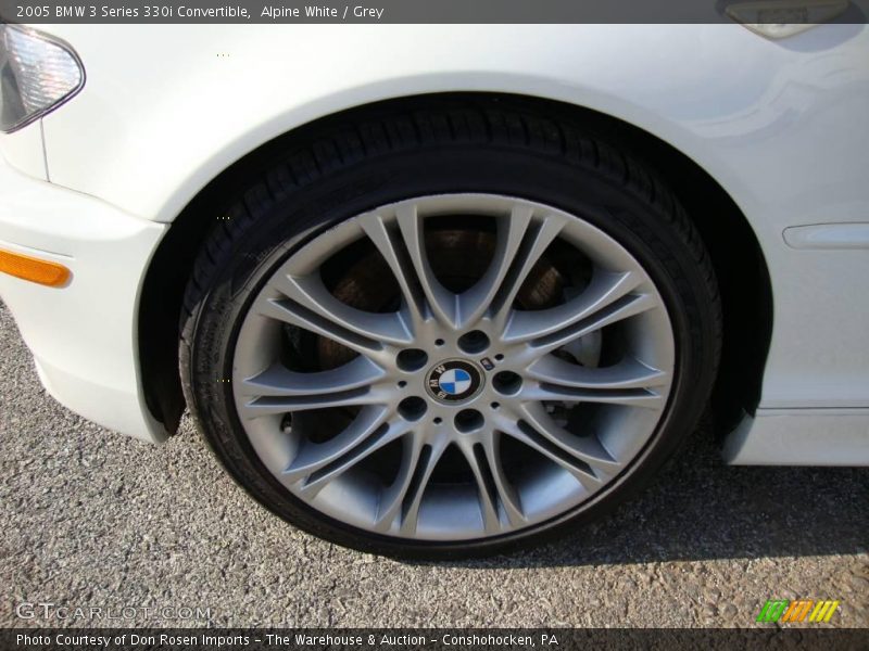 Alpine White / Grey 2005 BMW 3 Series 330i Convertible