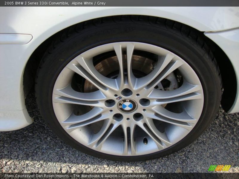 Alpine White / Grey 2005 BMW 3 Series 330i Convertible