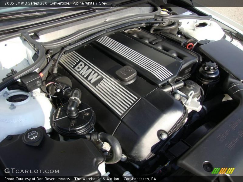 Alpine White / Grey 2005 BMW 3 Series 330i Convertible