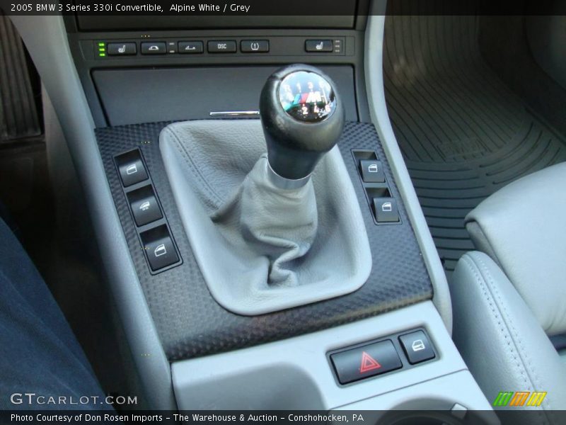 Alpine White / Grey 2005 BMW 3 Series 330i Convertible