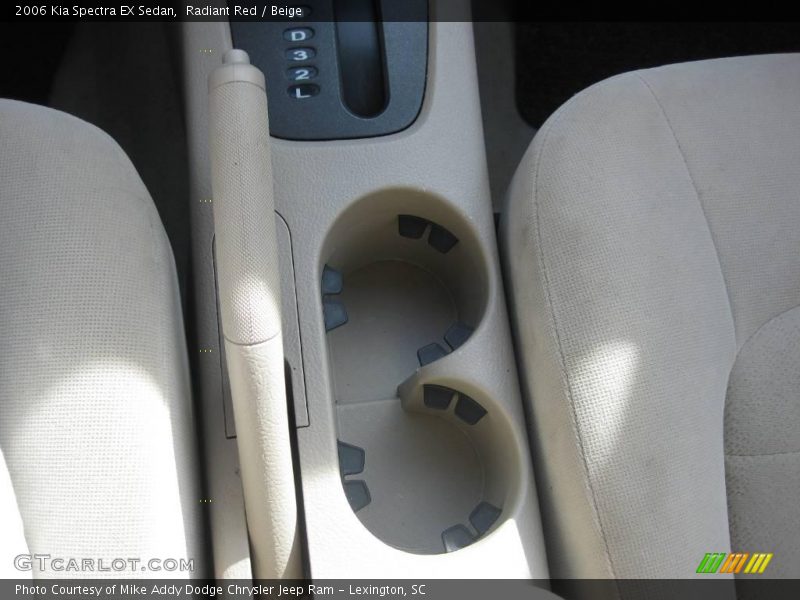 Radiant Red / Beige 2006 Kia Spectra EX Sedan