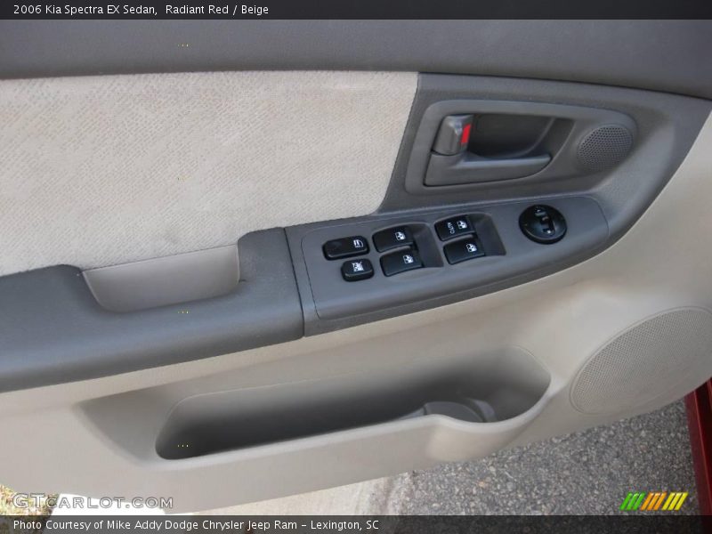 Radiant Red / Beige 2006 Kia Spectra EX Sedan