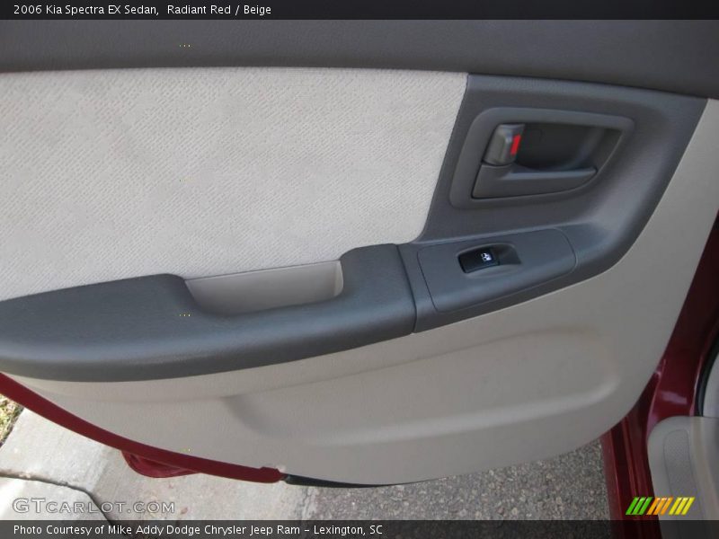Radiant Red / Beige 2006 Kia Spectra EX Sedan