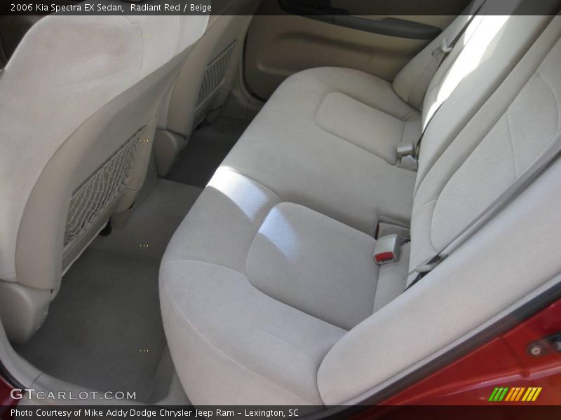 Radiant Red / Beige 2006 Kia Spectra EX Sedan