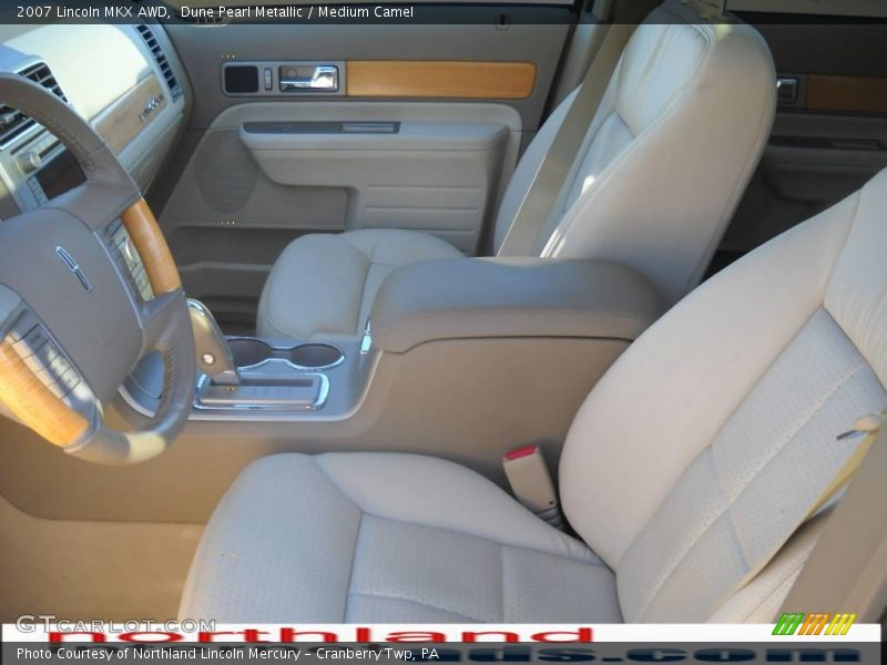 Dune Pearl Metallic / Medium Camel 2007 Lincoln MKX AWD