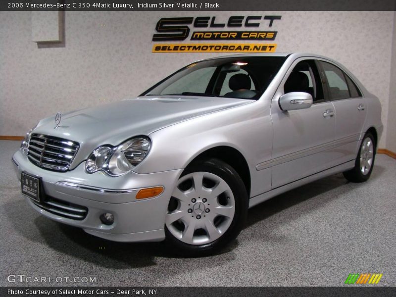 Iridium Silver Metallic / Black 2006 Mercedes-Benz C 350 4Matic Luxury