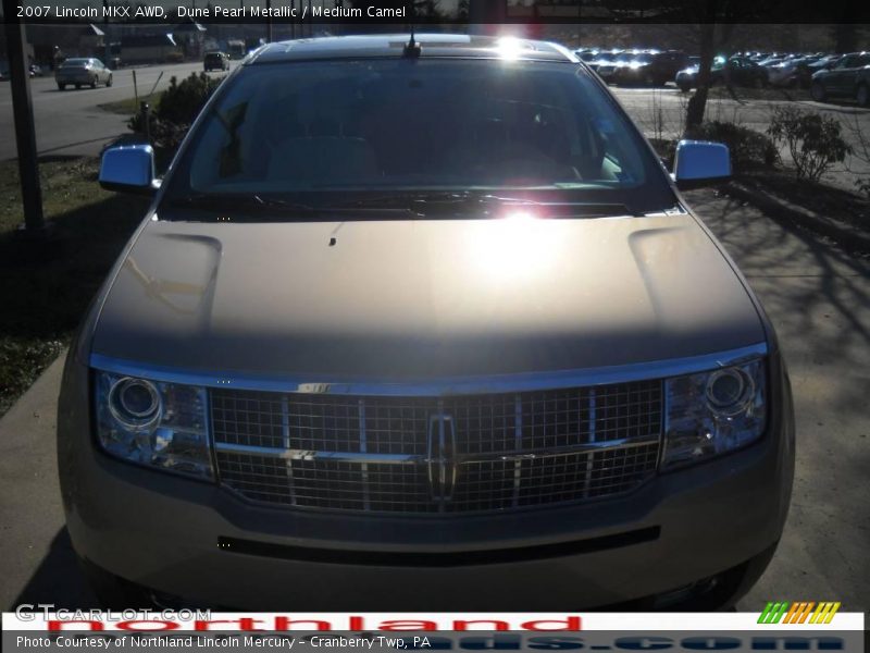 Dune Pearl Metallic / Medium Camel 2007 Lincoln MKX AWD